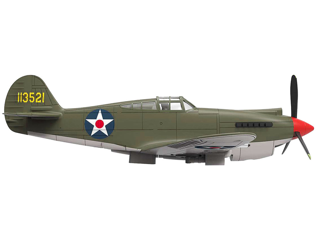 Curtiss P-40B Warhawk Aircraft "Hawaii" (1945) United States Army Air Forces "Planes of World War II" Series 1/72 Diecast Model Airplane by Luppa-0