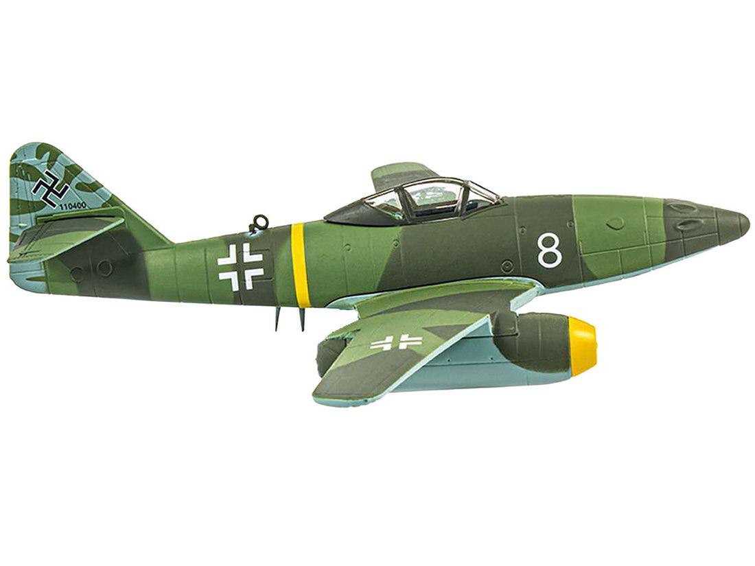 Messerschmitt Me 262 Fighter Aircraft "White 8 258 aerial victory ace Walter Nowotny Kommando Nowotny Germany" (1944) German Luftwaffe 1/72 Diecast Model Airplane by Luppa-1