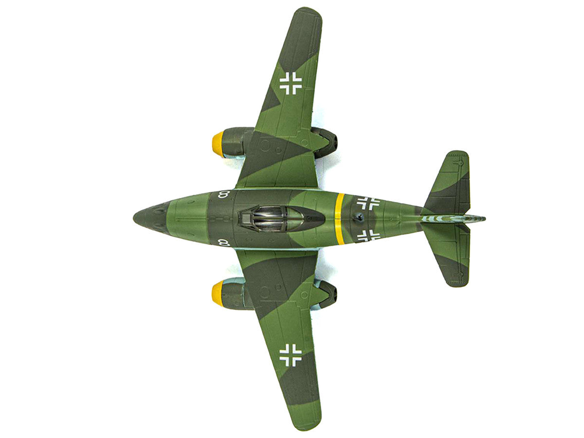 Messerschmitt Me 262 Fighter Aircraft "White 8 258 aerial victory ace Walter Nowotny Kommando Nowotny Germany" (1944) German Luftwaffe 1/72 Diecast Model Airplane by Luppa-0