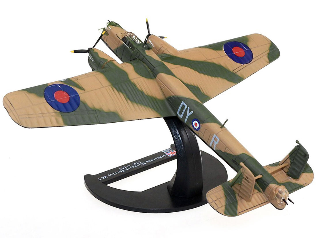 Armstrong Whitworth Whitley Mk.V Bomber Aircraft "No. 102 Squadron RAF Driffield" Royal Air Force (1940) "Planes of World War II" Series 1/144 Diecast Model Airplane by Luppa-4