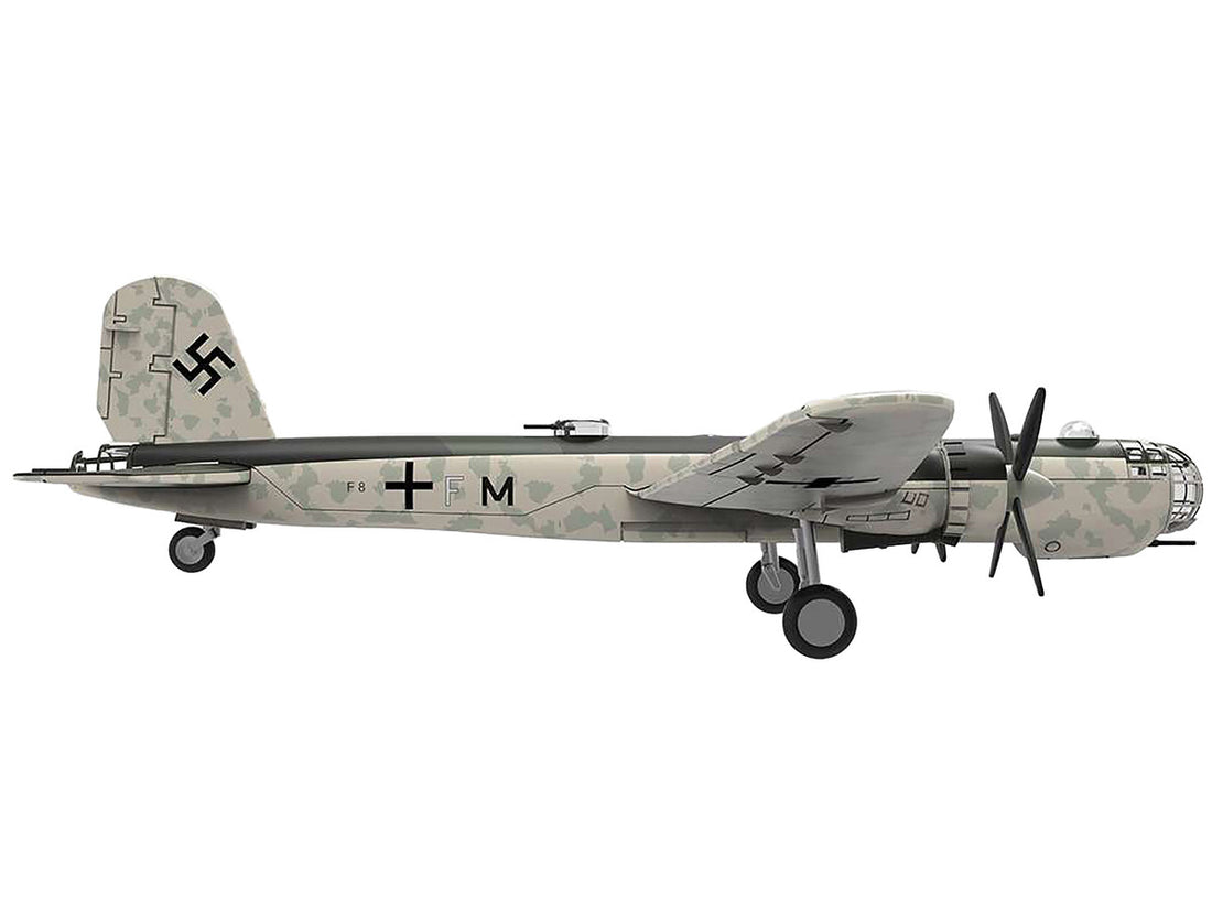 Heinkel He 177 Bomber Aircraft "II./KG 40 Bordeaux France" (1942) German Luftwaffe 1/144 Diecast Model Airplane by Luppa-2