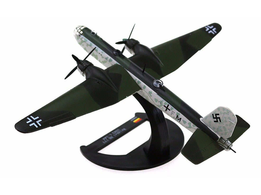 Heinkel He 177 Bomber Aircraft "II./KG 40 Bordeaux France" (1942) German Luftwaffe 1/144 Diecast Model Airplane by Luppa-4