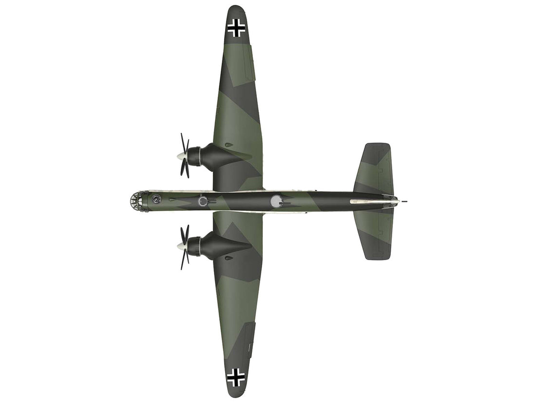 Heinkel He 177 Bomber Aircraft "II./KG 40 Bordeaux France" (1942) German Luftwaffe 1/144 Diecast Model Airplane by Luppa-1