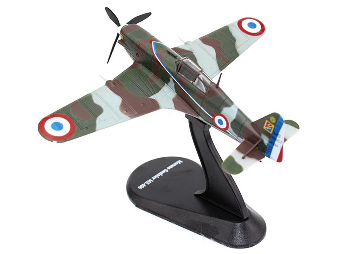 Morane-Saulnier MS.406 Fighter Aircraft "3/4 Escadrille GC II/3" Armee de l'Air (French Air Force) (1940) "Planes of World War II" Series 1/72 Diecast Model Airplane by Luppa-1