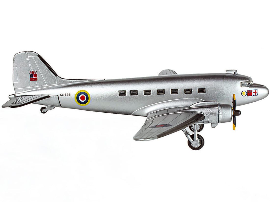 Douglas C-47 Dakota Transport Aircraft "Field Marshal Montgomery No. 24 Squadron" Royal Air Force (1945) "Planes of World War II" Series 1/144 Diecast Model Airplane by Luppa-1