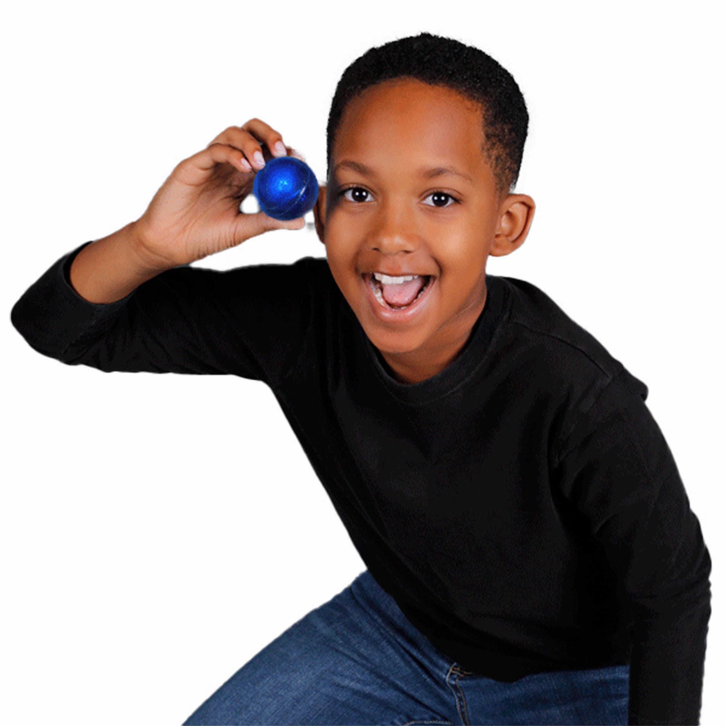 LED Impact Activated Bouncy Ball Blue 5