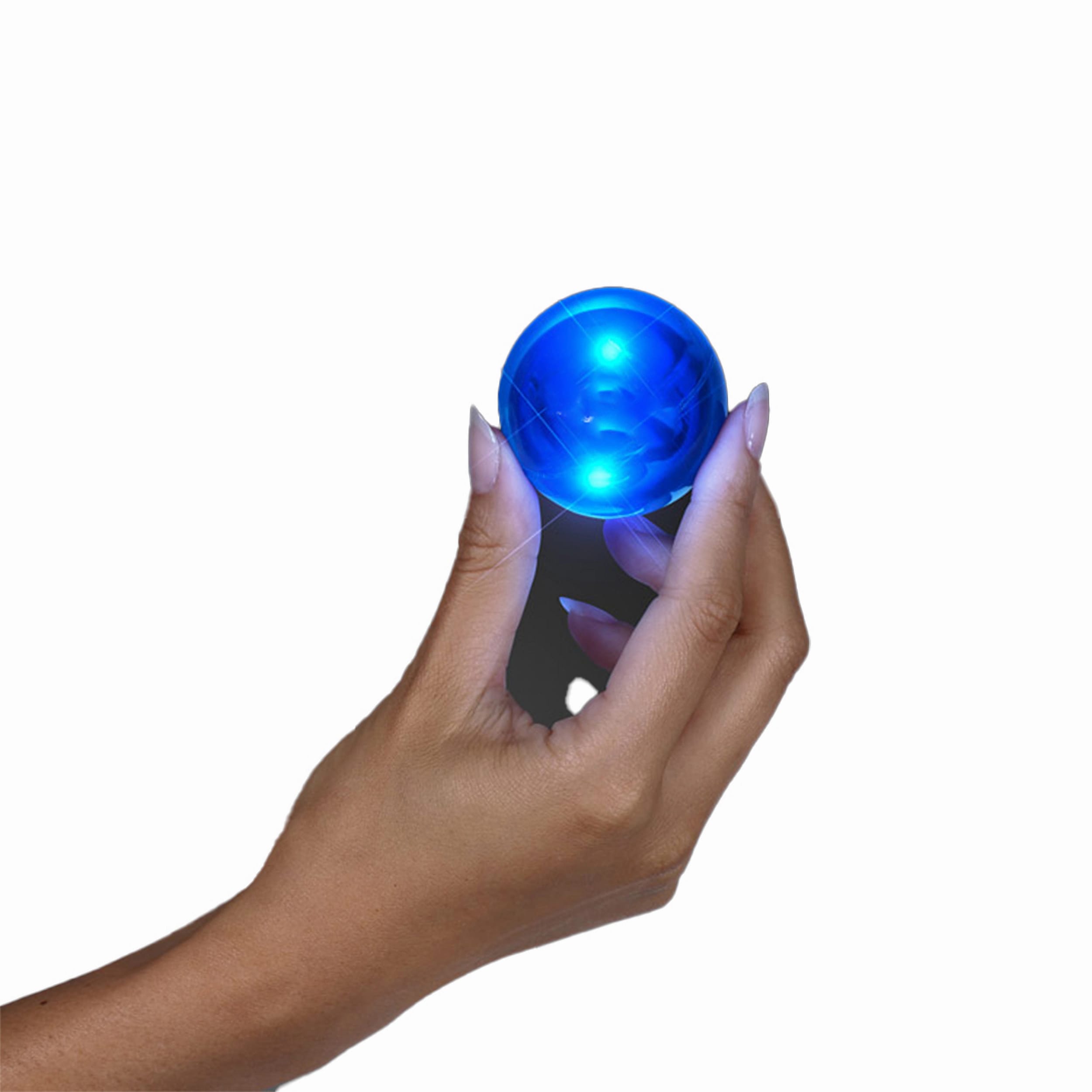 LED Impact Activated Bouncy Ball Blue 2