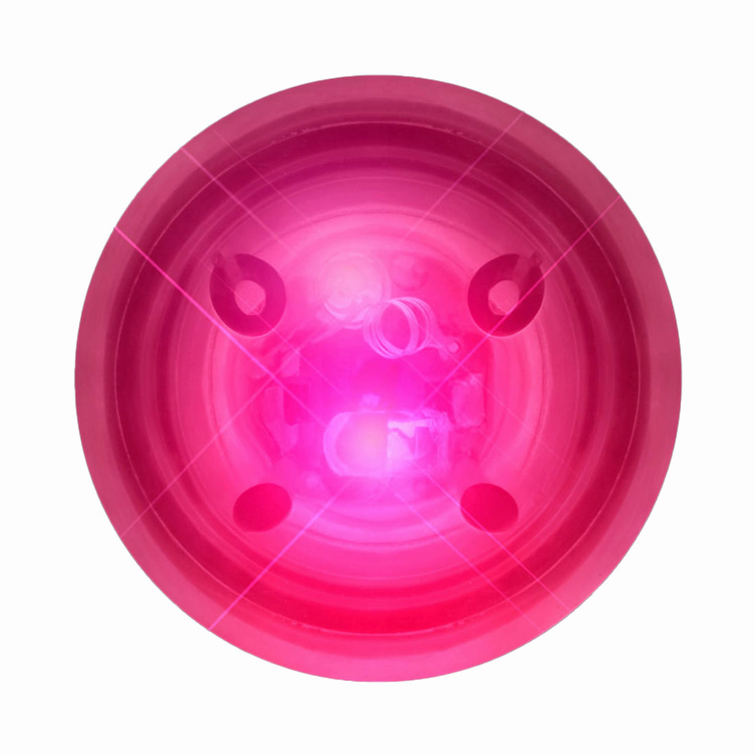 LED Impact Activated Bouncy Ball Pink-0