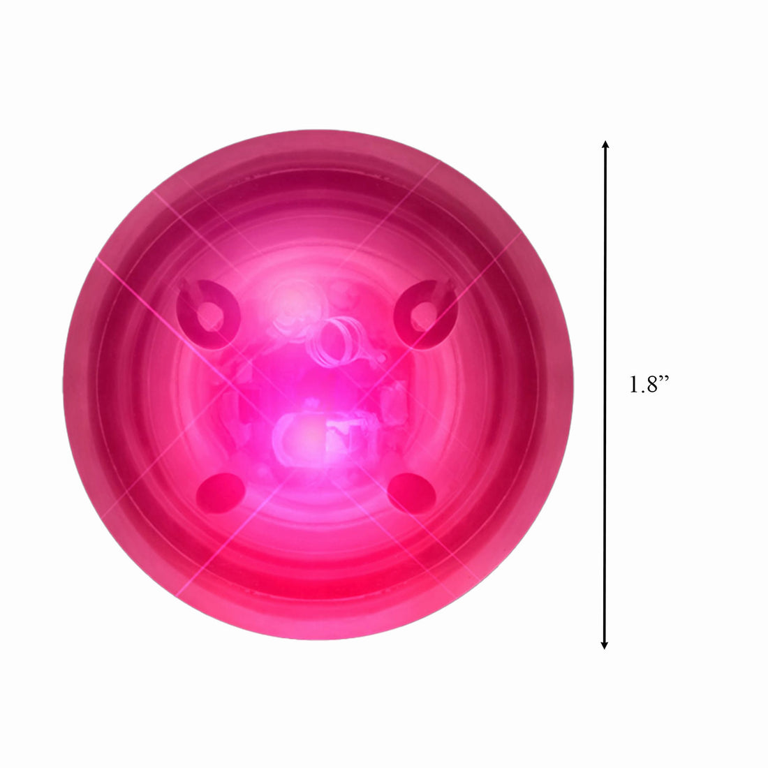 LED Impact Activated Bouncy Ball Pink-1