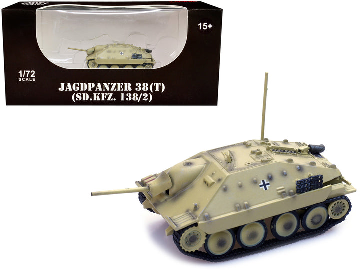 Jagdpanzer 38(T) SD.Kfz. 138/2 Hetzer Tank Destroyer German Army World War II 1/72 Diecast Model by Legion-0