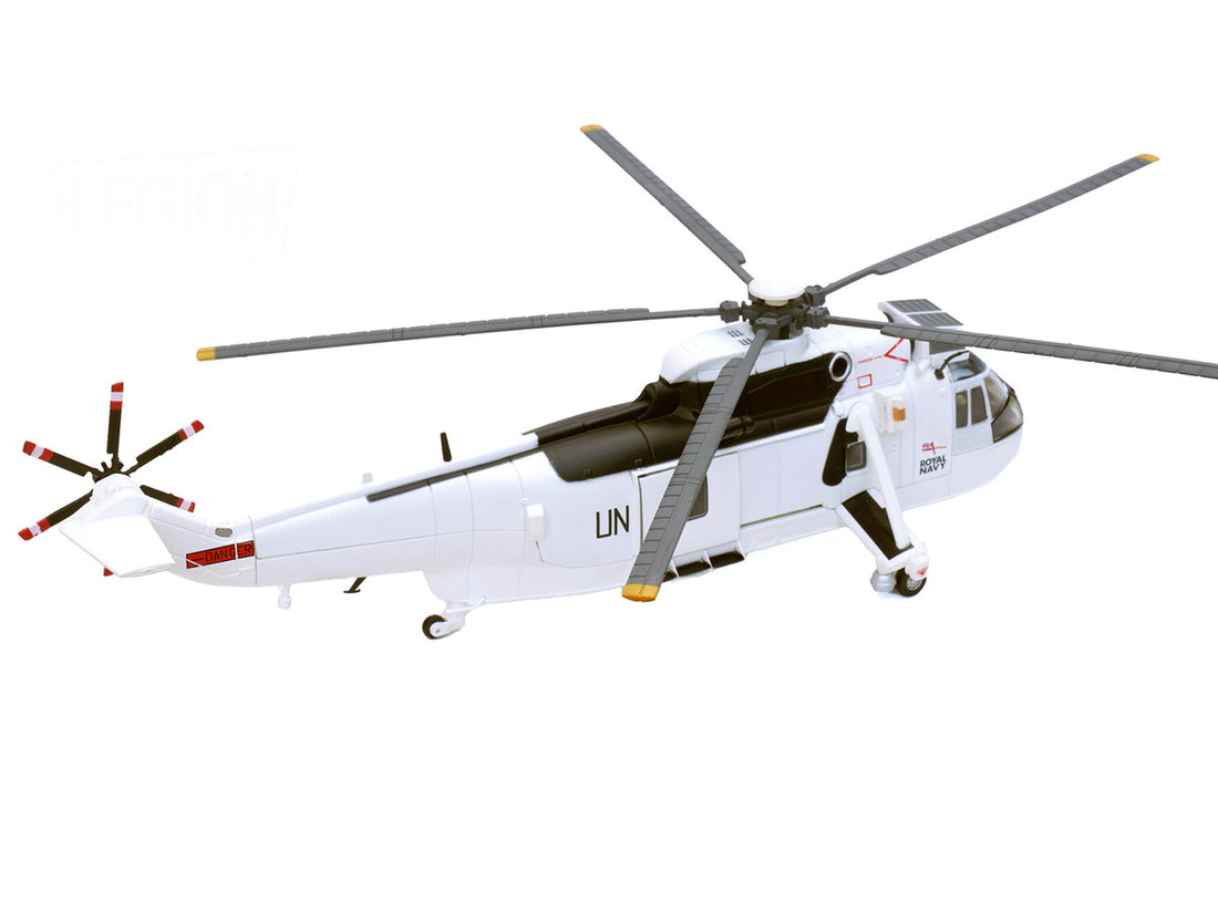 Westland Sea King HC.4 Helicopter "White Livery 845 Naval Air Squadron United Nations Protection Force Bosnia/Croatia" (1995) British Royal Navy 1/72 Diecast Model by Legion 2