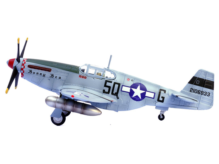 North American P-51B Mustang Aircraft "Bonny Bea 504th Fighter Squadron 339th Fighter Group" (1944) United States Army Air Forces 1/72 Diecast Model Airplane by Legion-0