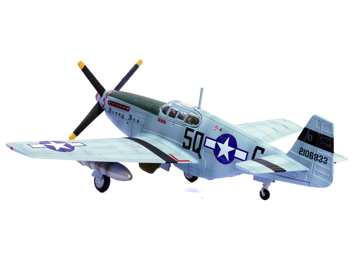 North American P-51B Mustang Aircraft "Bonny Bea 504th Fighter Squadron 339th Fighter Group" (1944) United States Army Air Forces 1/72 Diecast Model Airplane by Legion-1