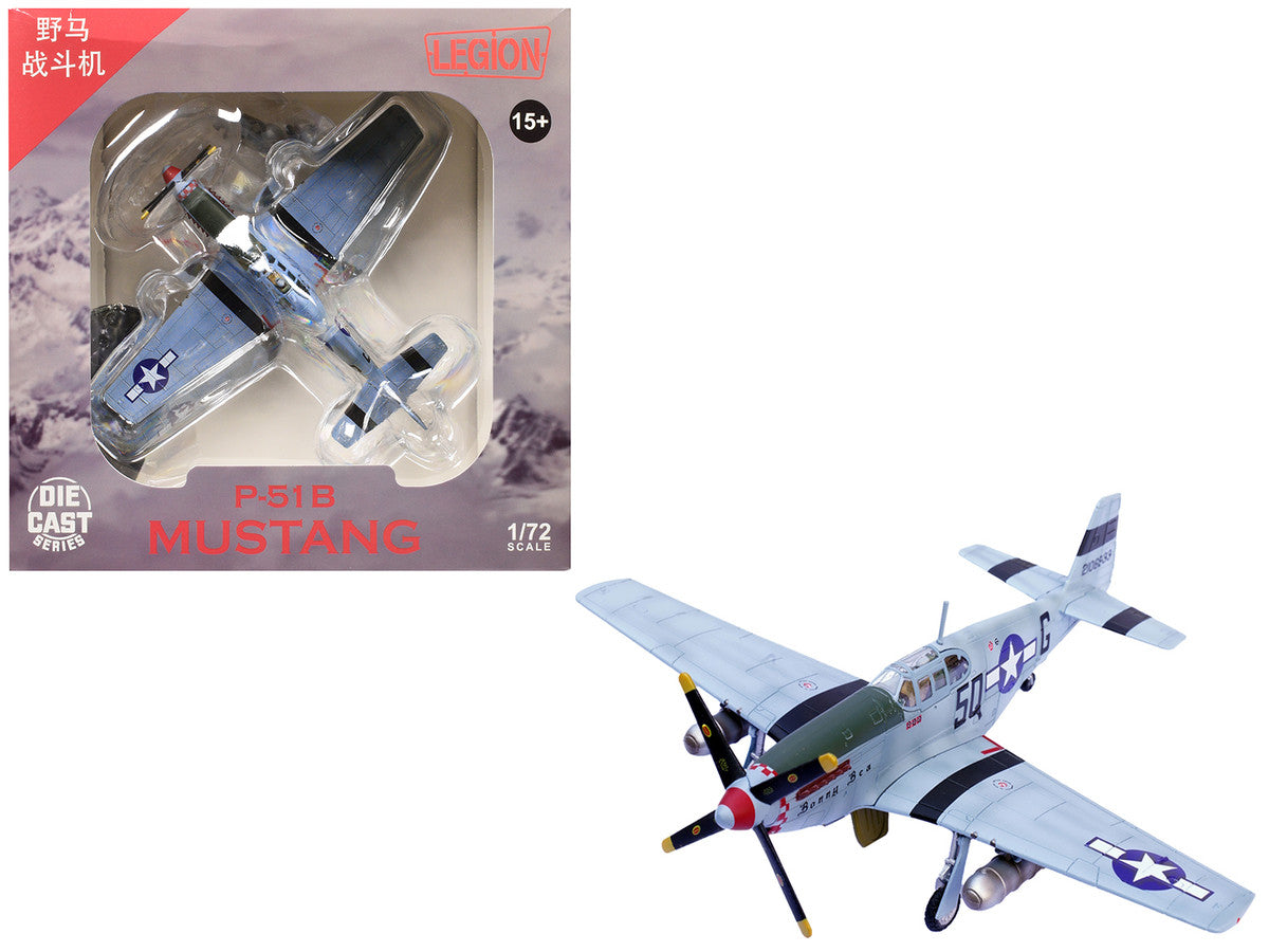 North American P-51B Mustang 1:72 Diecast Model Airplane | LEG