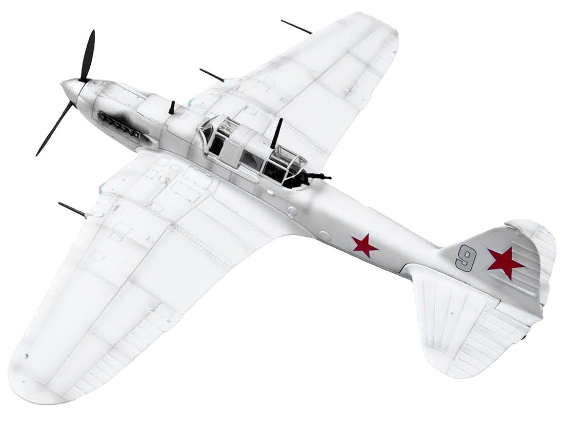 Ilyushin IL-2 Shturmovik Aircraft White "3rd Squadron 505th Air Assault Regiment 226th Air Assault Division Battle of Stalingrad" (1942) Soviet Air Force 1/72 Diecast Model Airplane by Legion-2