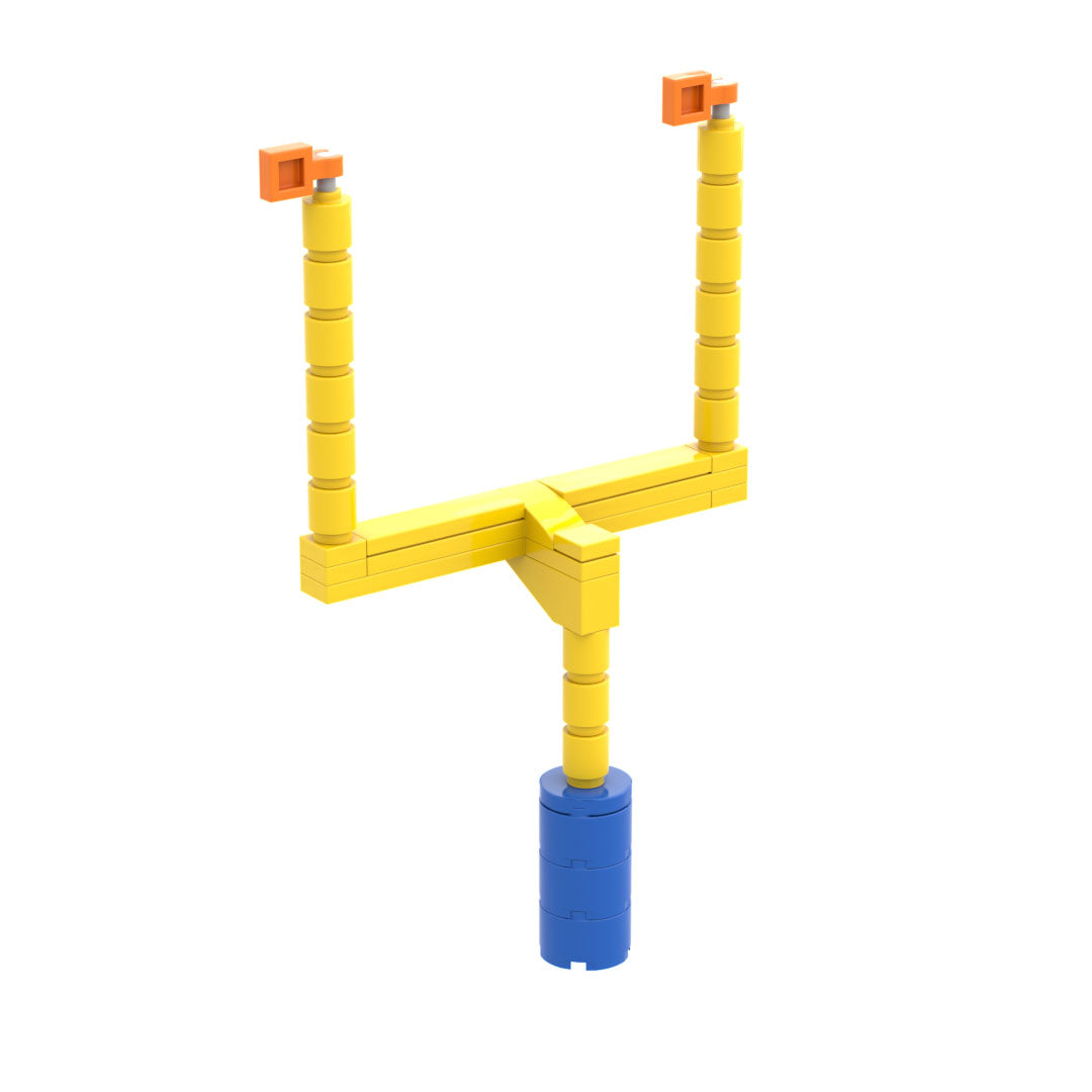 Football Field Goal Post made using LEGO parts 2