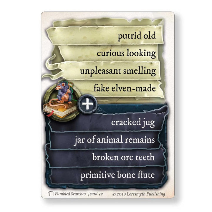 Dungeon Discoveries - Fumbled Searches - Card Deck 2