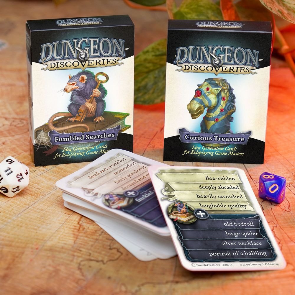 Dungeon Discoveries - Fumbled Searches - Card Deck 4