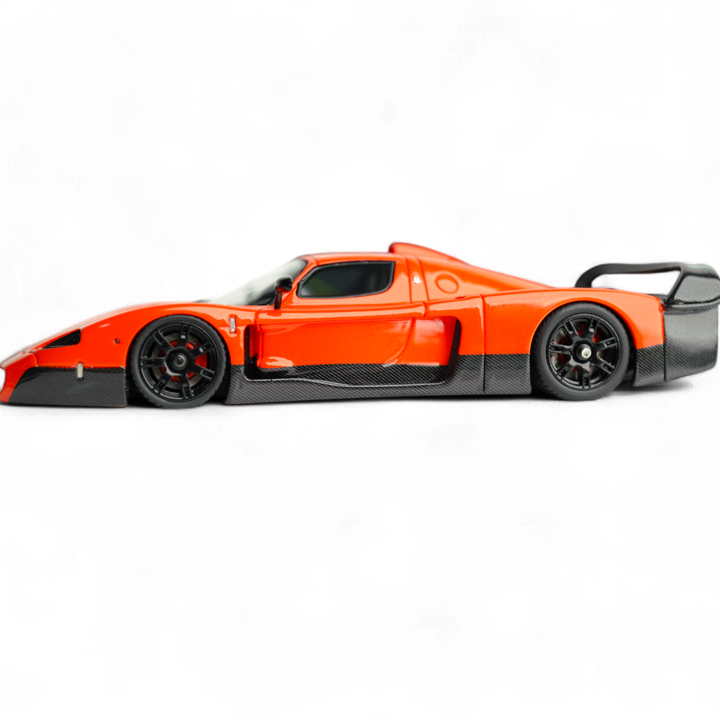 Maserati MC12 Stradale Corsa 2-Tone Orange - Carbon FIber - Resin 1:64 by YM Model 2