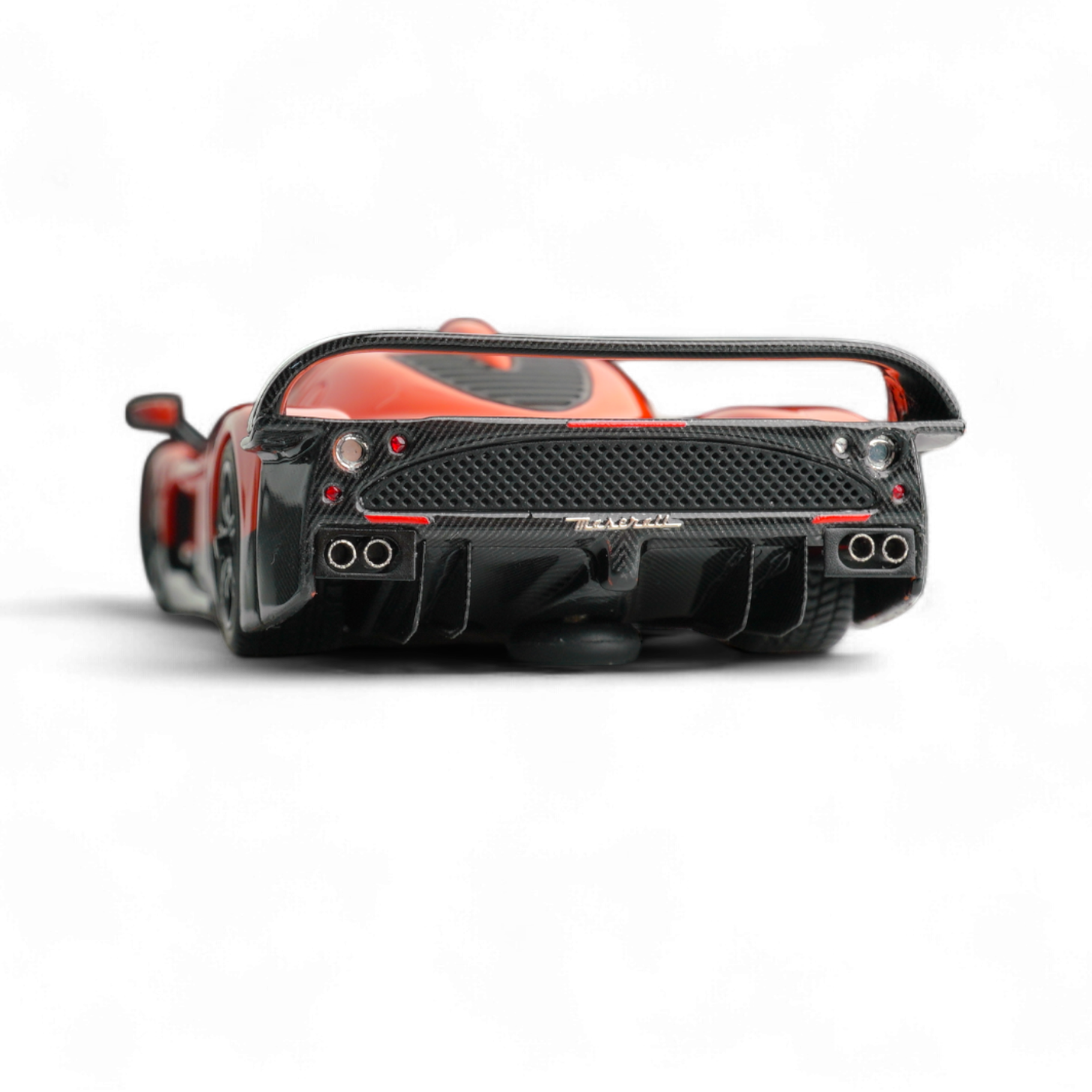 Maserati MC12 Stradale Corsa 2-Tone Orange - Carbon FIber - Resin 1:64 by YM Model 4