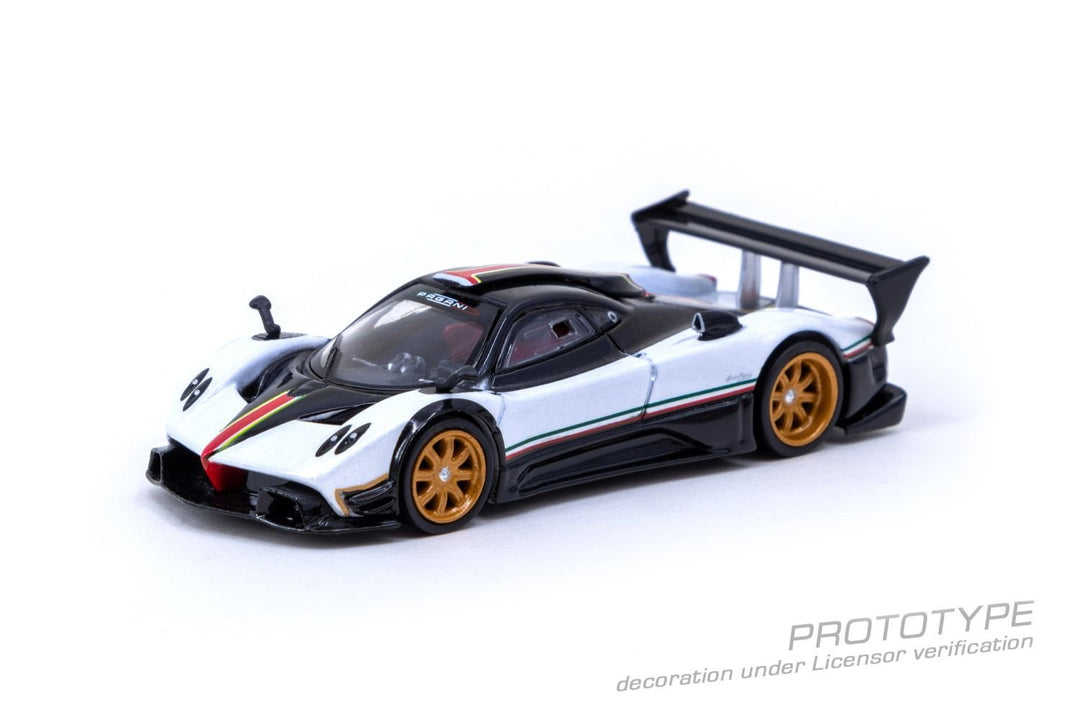 Pagani Zonda R Bianco Benny Item #T64G-TL015-WH 1:64 by Tarmac Works Global64