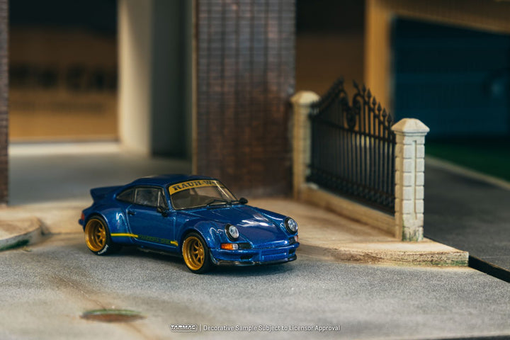 Porsche RWB Backdate Pandora One T64-046-PO 1:64 by Tarmac Works Front Angled View 2