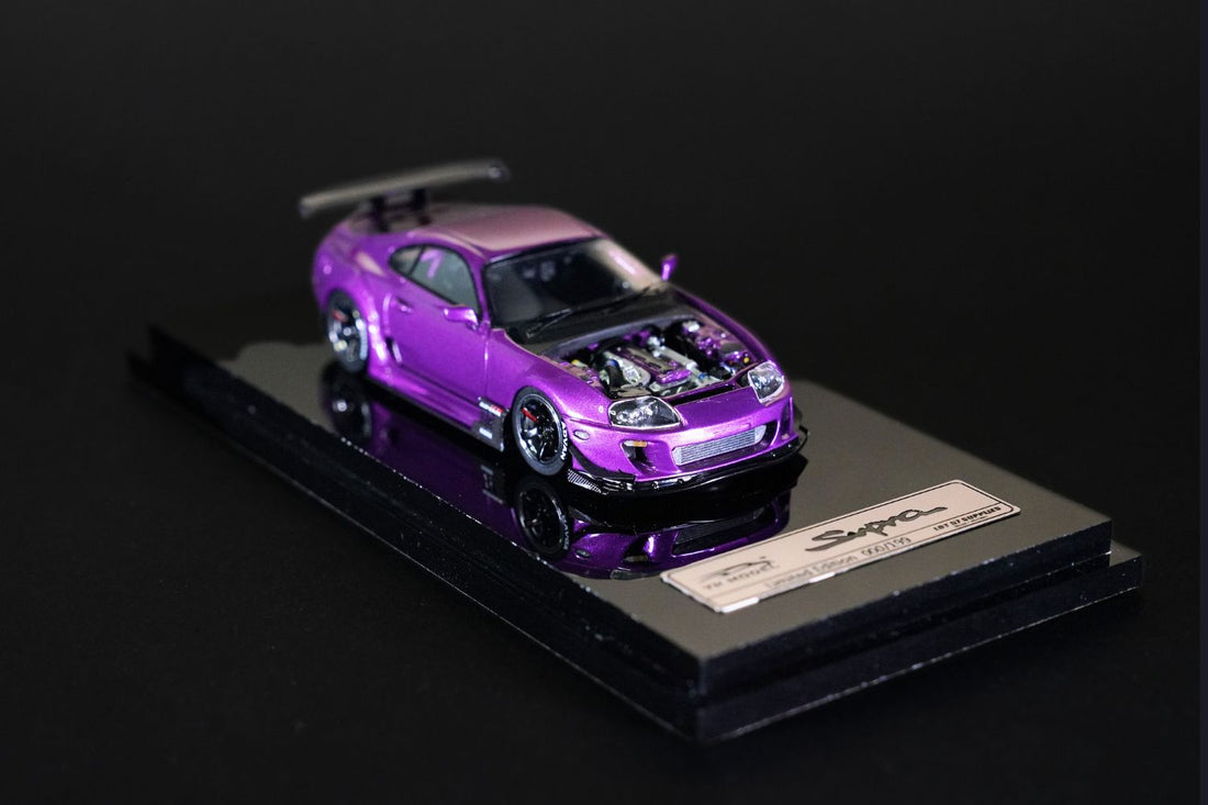 Toyota Supra JZA80 Limited to 199 Pcs + Bonus Gift Custom Pin 1:64 by YM Model 9