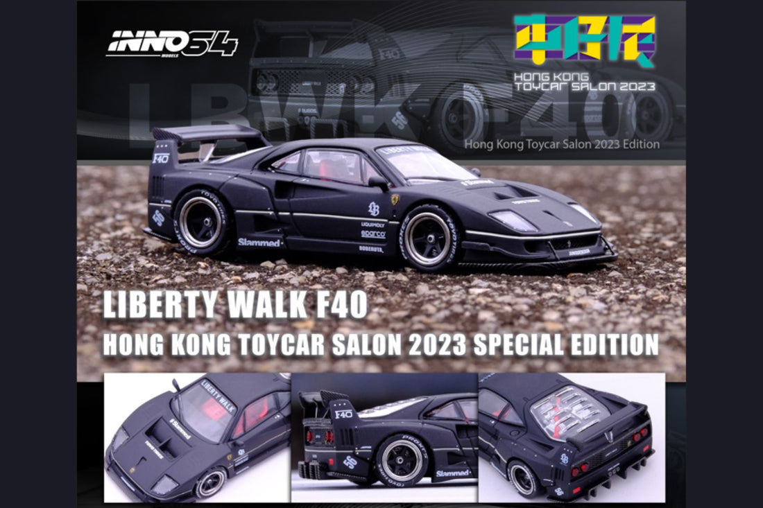 Ferrari F40 LBWK HONG KONG TOYCAR SALON 2023 SPECIAL EDITION 1:64 by Inno64 Multi