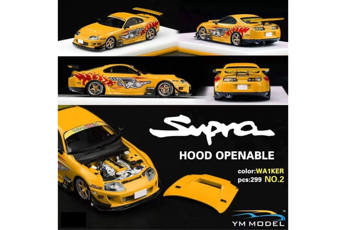 Toyota Supra JZA80 Paul Walker Need For Speed Tribute 299 Pcs V2 1:64 by YM Model