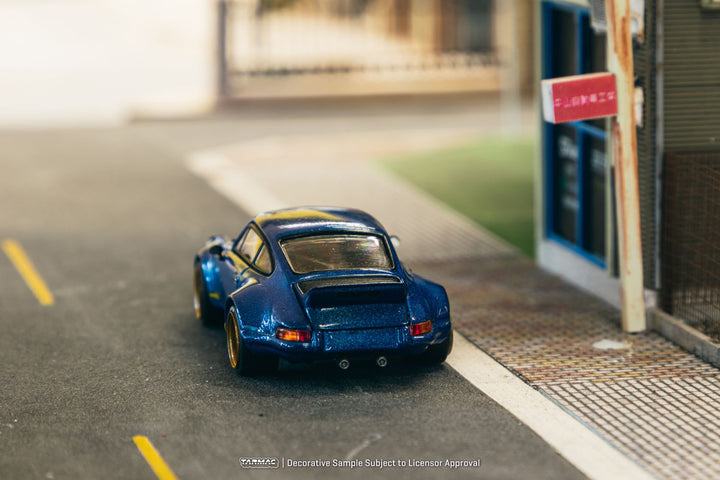 Porsche RWB Backdate Pandora One T64-046-PO 1:64 by Tarmac Works Rear Street View