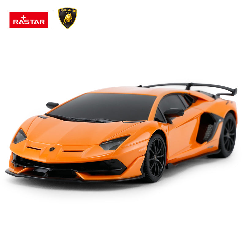 Lamborghini Aventador SVJ (Orange) 1:24 Remote Control Car by Rastar 3