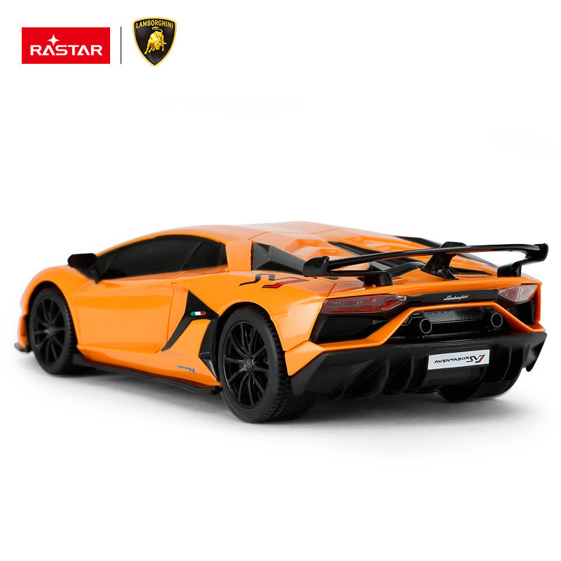 Lamborghini Aventador SVJ (Orange) 1:24 Remote Control Car by Rastar