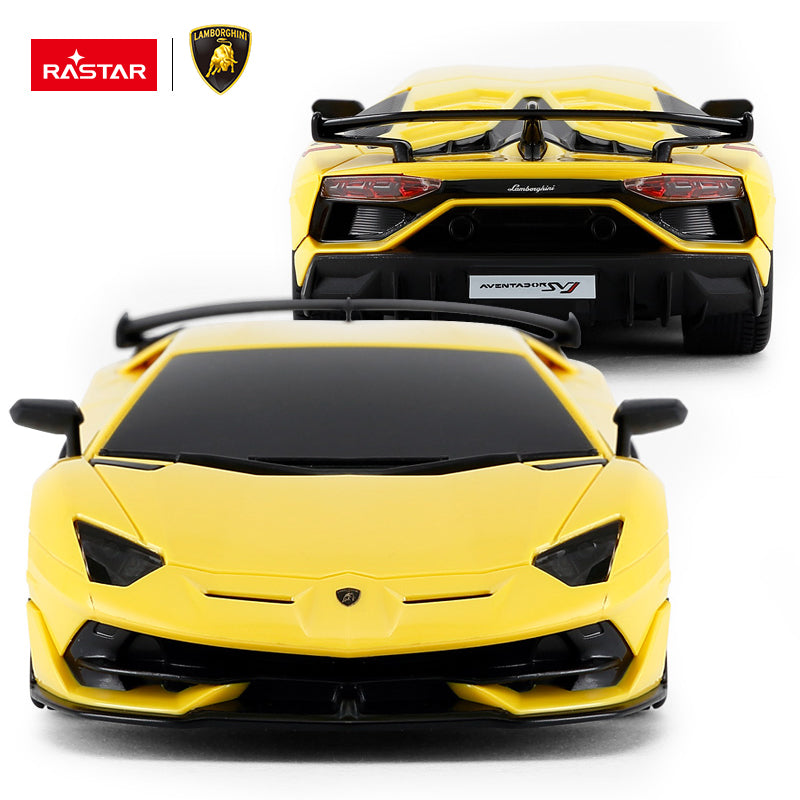 Lamborghini Aventador SVJ (Yellow) 1:24 Remote Control Car by Rastar 2