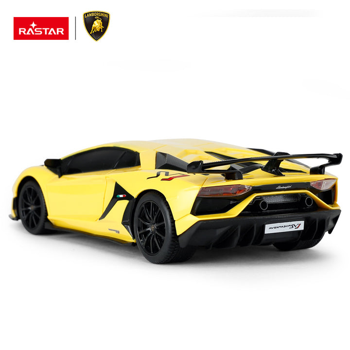 Lamborghini Aventador SVJ (Yellow) 1:24 Remote Control Car by Rastar