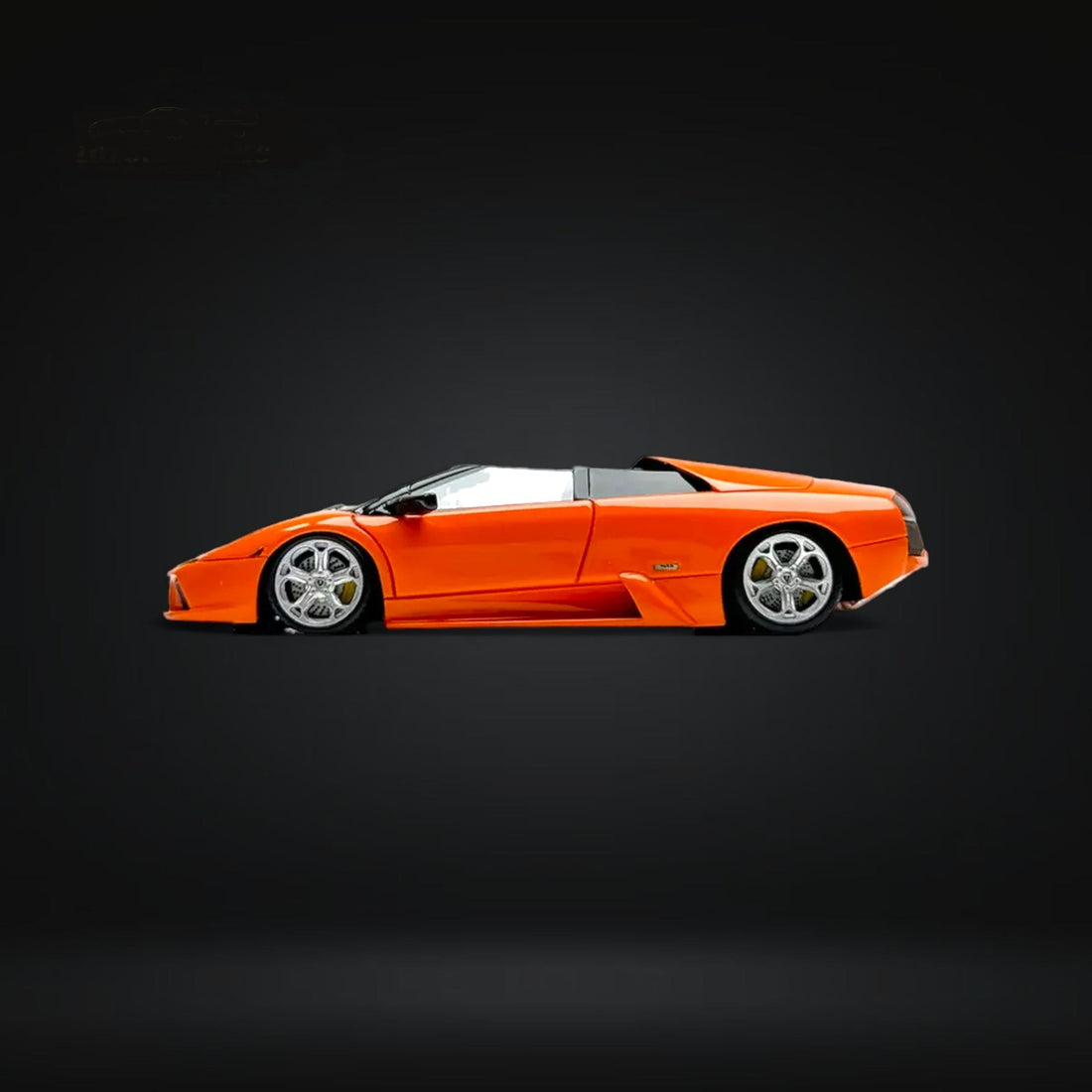 Lamborghini Murcielago Roadster Orange 1:64 Resin by Cars' Lounge Side View