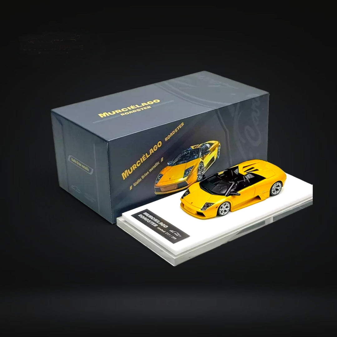 Lamborghini Murcielago Roadster Yellow 1:64 Resin by Cars' Lounge