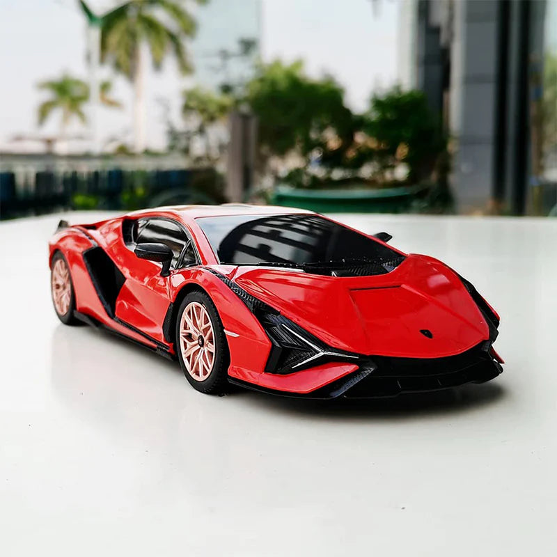 Lamborghini Sian (Red) 1:24 Scale Remote Control Car by Rastar RAS97800R 3