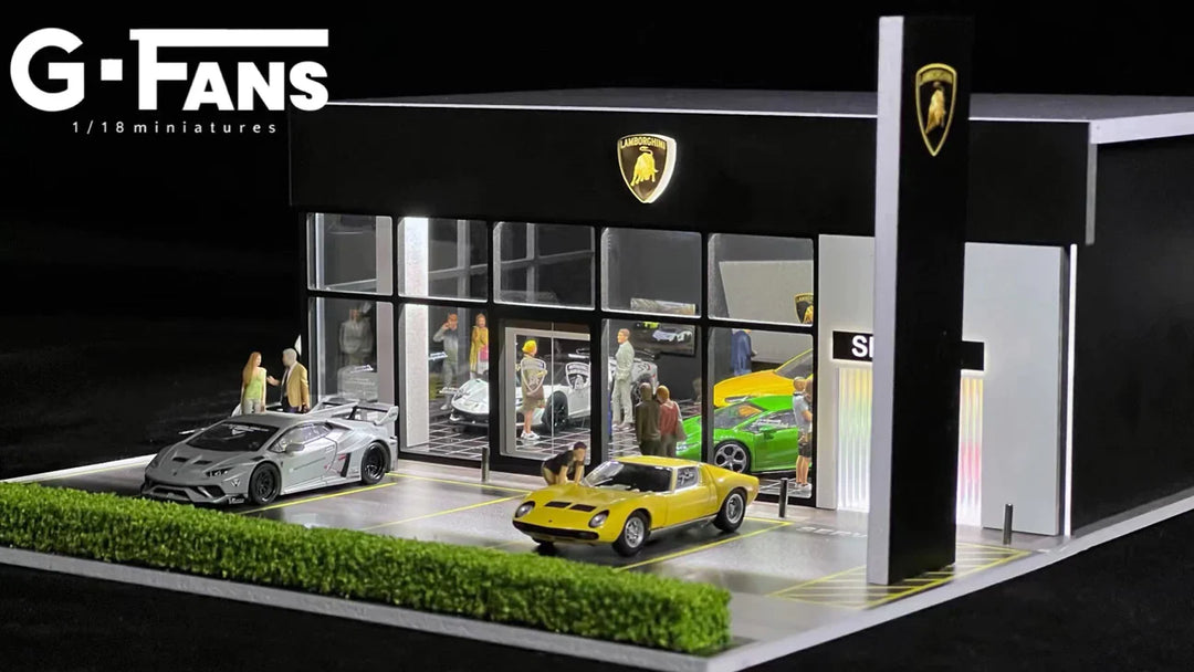 Lamborghini Showroom 1:64 Scale Diorama by G-Fans