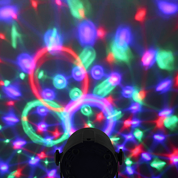 LED Disco Light Projector with Remote-1