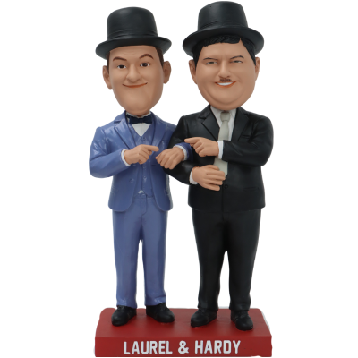 Laurel & Hardy Dual Bobblehead 2