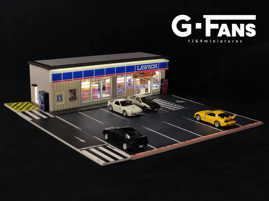 Lawson Convenience Store Diorama Model 1:64 Scale by G-Fans