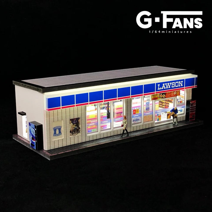 Lawson Convenience Store Diorama Model 1:64 Scale by G-Fans Store 