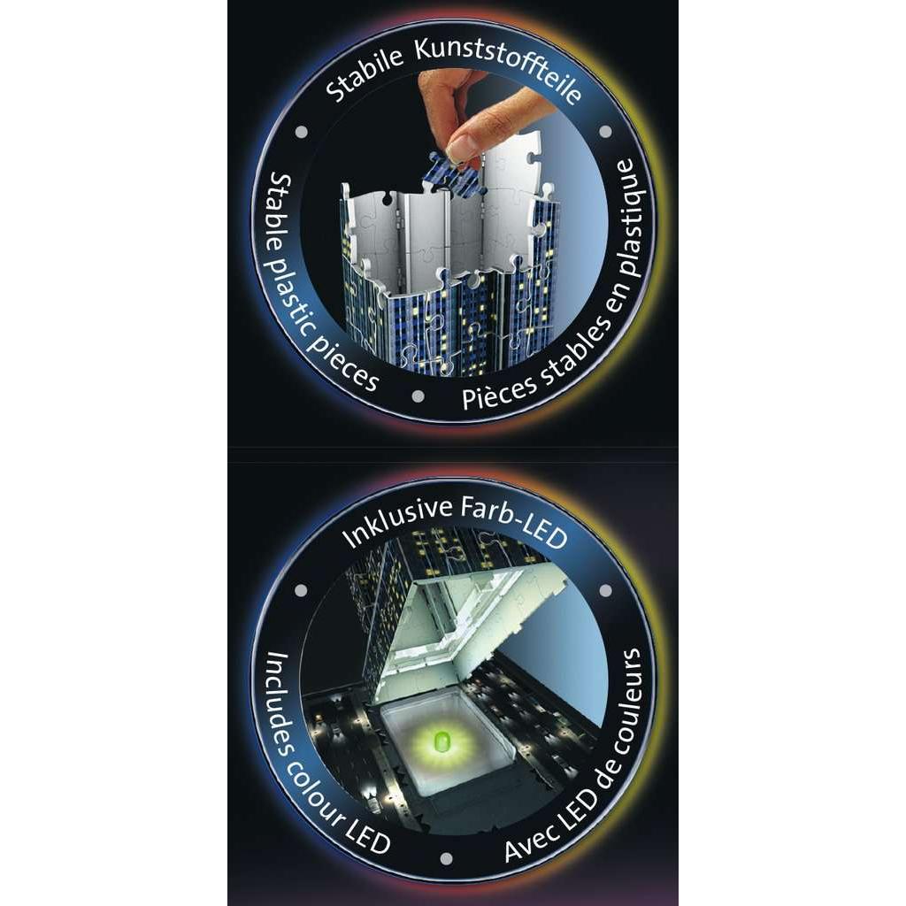 Light-Up Empire State Building 228 Piece 3D Jigsaw Puzzle Ravensburger 4