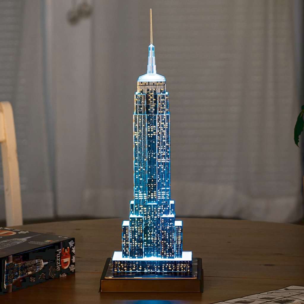 Light-Up Empire State Building 228 Piece 3D Jigsaw Puzzle Ravensburger 7
