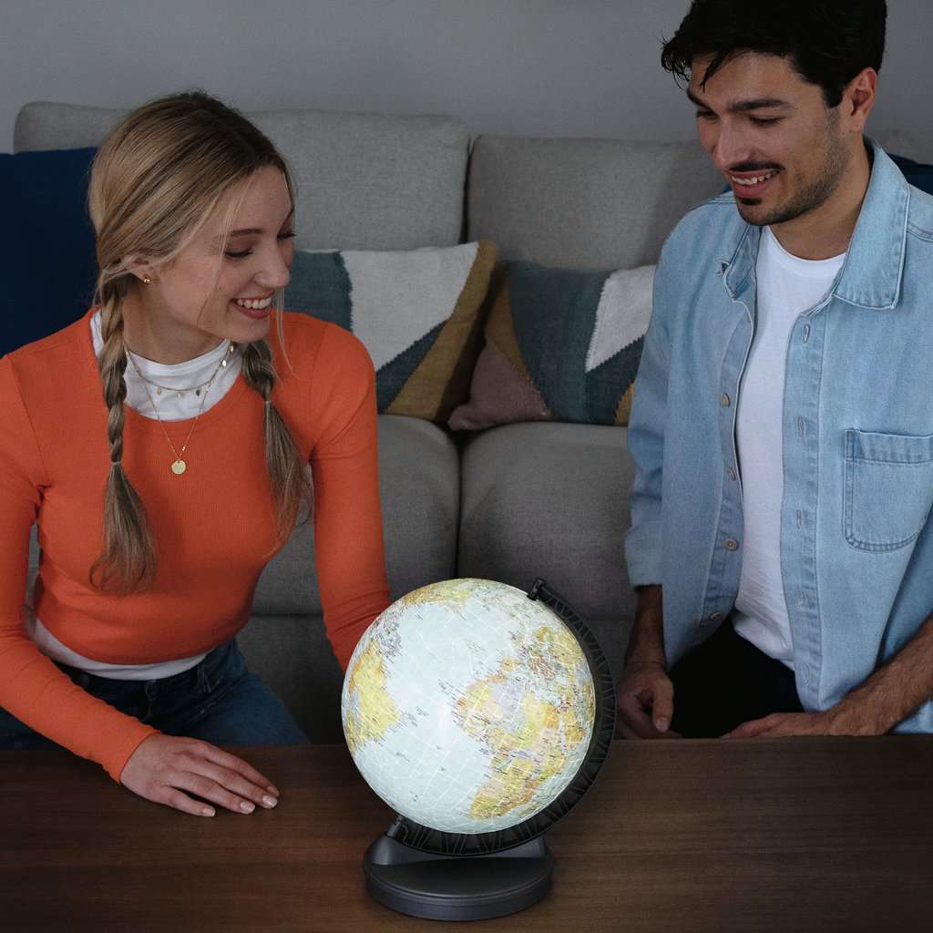 Light-Up Globe with Stand 548 Piece 3D Jigsaw Puzzle Ravensburger 7