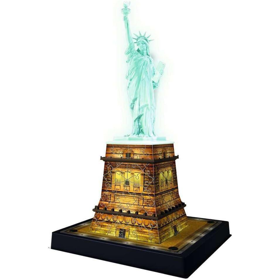 Light-Up Statue of Liberty 120 Piece 3D Jigsaw Puzzle Ravensburger 2