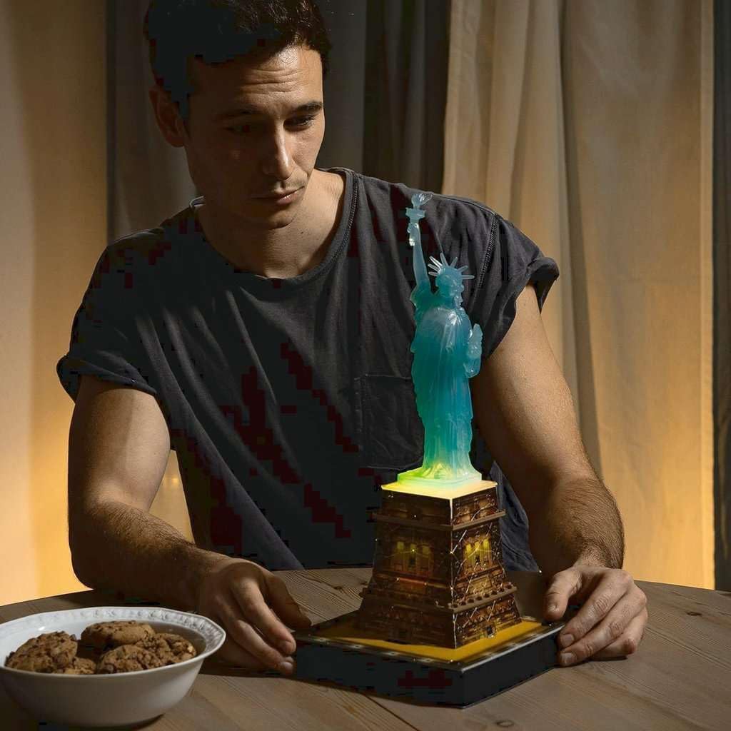 Light-Up Statue of Liberty 120 Piece 3D Jigsaw Puzzle Ravensburger 6