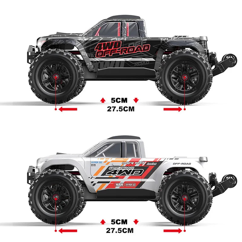 Lightning Fast MJX Hyper Go 10208 1/10 Brushless RC Drift Truck-1