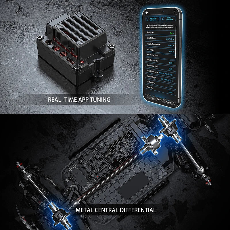 Lightning Fast MJX Hyper Go 10208 1/10 Brushless RC Drift Truck-4