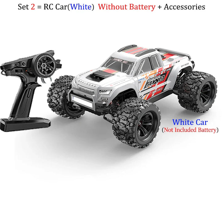 MJX Hyper Go 10208 high-speed off-road RC truck side profile